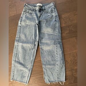 Hollister Women's W28 LOW RISE BARREL Jean 6R - NWOT